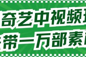 （7228期）爱奇艺中视频玩法，不用担心版权问题（详情教程+一万部素材）