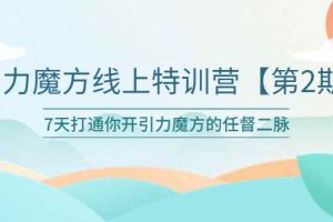（6004期）引力魔方线上特训营【第二期】五月新课，7天打通你开引力魔方的任督二脉
