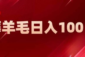 （5981期）新平台零撸薅羊毛，一天躺赚100＋，无脑复制粘贴