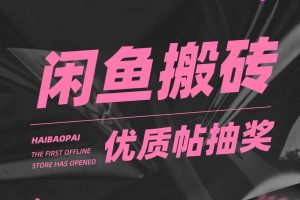 （5002期）咸鱼优质帖搬砖，单号一天赚个二三十没问题  多号多撸。只要你不懒就能赚