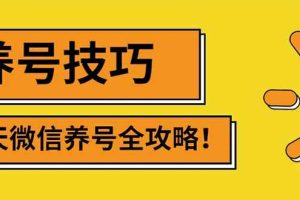 （2729期）2022年最新微信无限制注册+养号+防封解封技巧（含文档+视频）