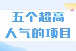 （1882期）超人气奇葩项目 卖土能赚到5个W+情感类项目月赚6位数+公众号项目(5个项目)