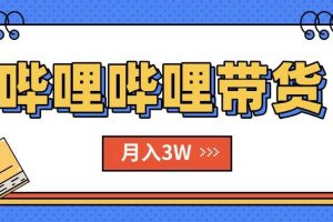 (15597期)B站哔哩哔哩带货秘籍,新风口,抢占红利,单月轻松破万【附SOP手册】