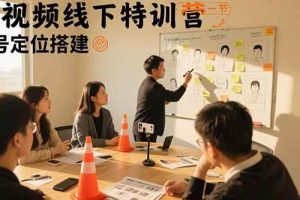 (15707期)短视频线下特训营:账号定位搭建/口播号拍摄剪辑/直播间流量入口/变现实战