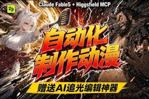 (19477期)AI自动化动漫制作!Claude Fable 5接入Higgsfield MCP,直接生成完整创意内容